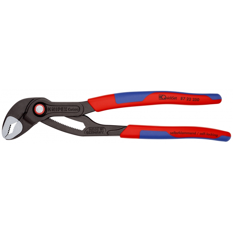 Захват переставной 250 мм, Cobra® QuickSet, быстрозажимной механизм KNIPEX KN-8722250