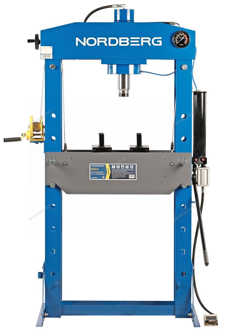 Пресс напольный 50 т, гидравлический NORDBERG N3651A