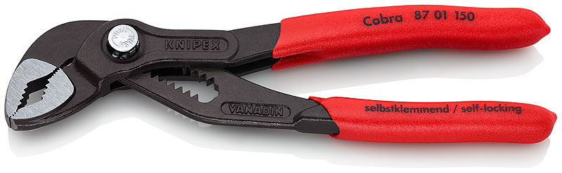 Захват переставной 150 мм, Cobra®, быстрозажимной механизм KNIPEX KN-8701150