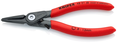 Съемник для стопорных колец 140 мм, прямые, сжатие, с ограничителем KNIPEX KN-4831J0