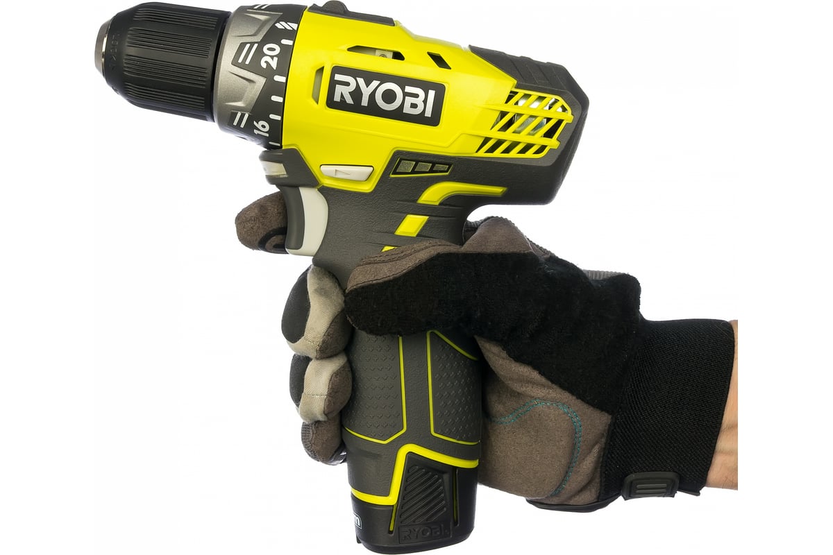 Аккумуляторная дрель-шуруповерт 12В RYOBI RCD12012L