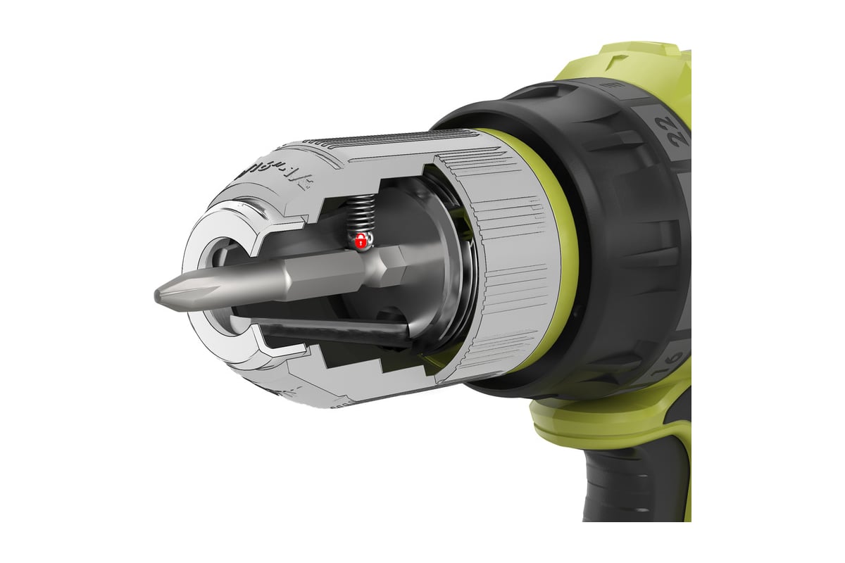 Аккумуляторная дрель-шуруповерт ONE+,18В RYOBI R18DD7-252S