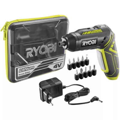 Аккумуляторная отвертка 4 В RYOBI R4SDP-L13T