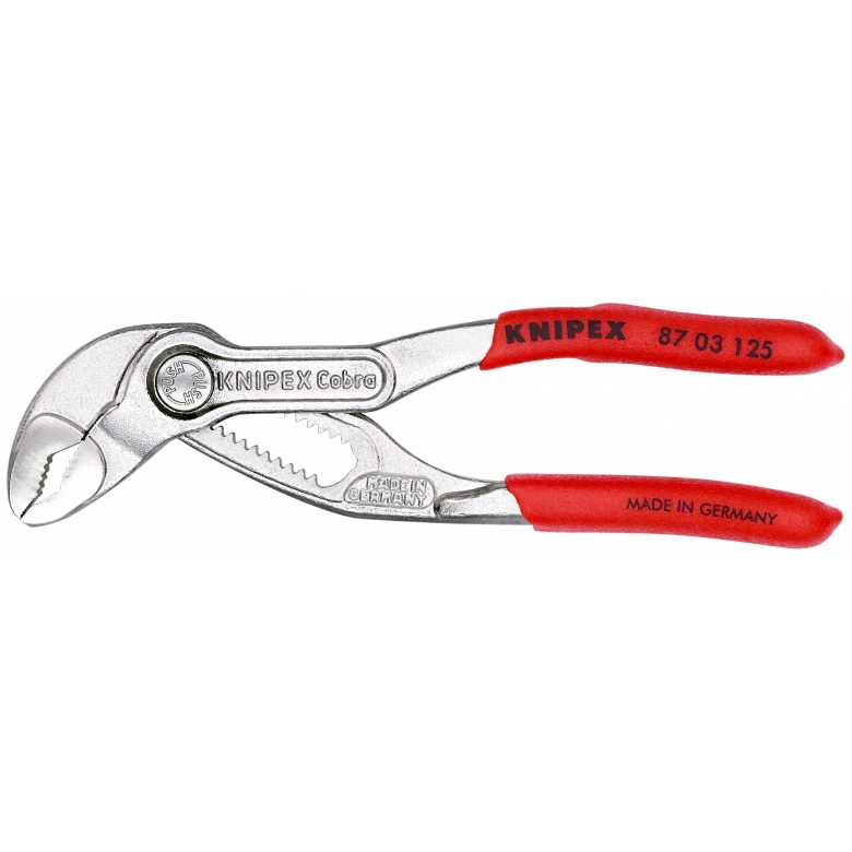 Захват переставной 125 мм, Cobra®, быстрозажимной механизм KNIPEX KN-8703125