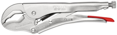 Зажим с фиксатором 250 мм, с фигурными губками KNIPEX KN-4114250