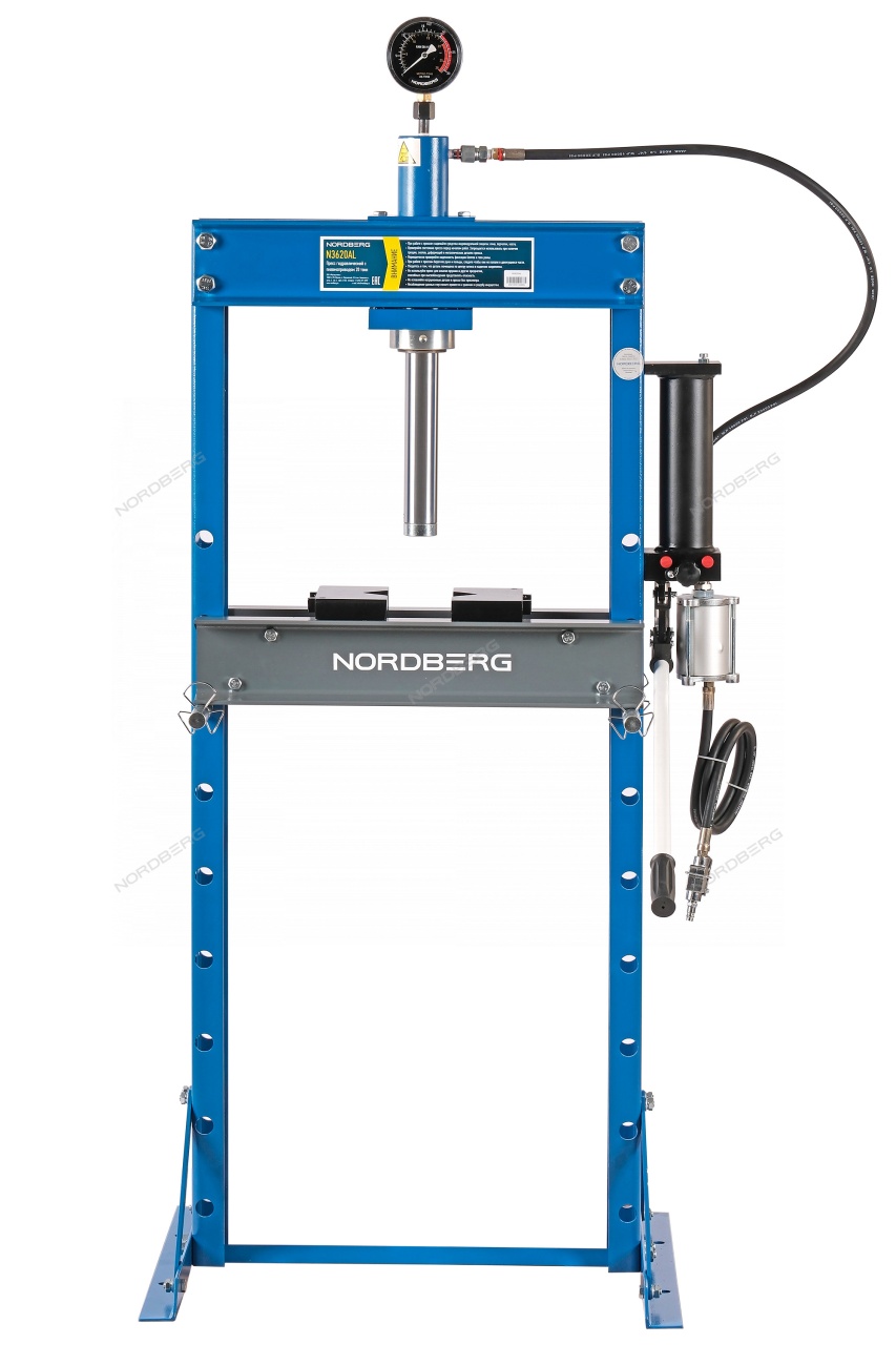 Пресс напольный 20 т, гидравлический NORDBERG N3620AL