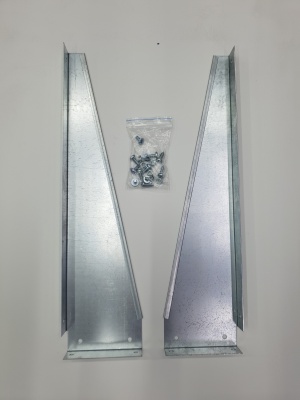 Комплект кронштейнов для крепления перфорированных панелей к оцинкованной столешнице FERRUM 01.A3-G