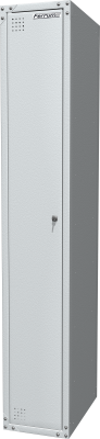 Шкаф металлический для одежды односекционный, серый FERRUM 03.311-7035