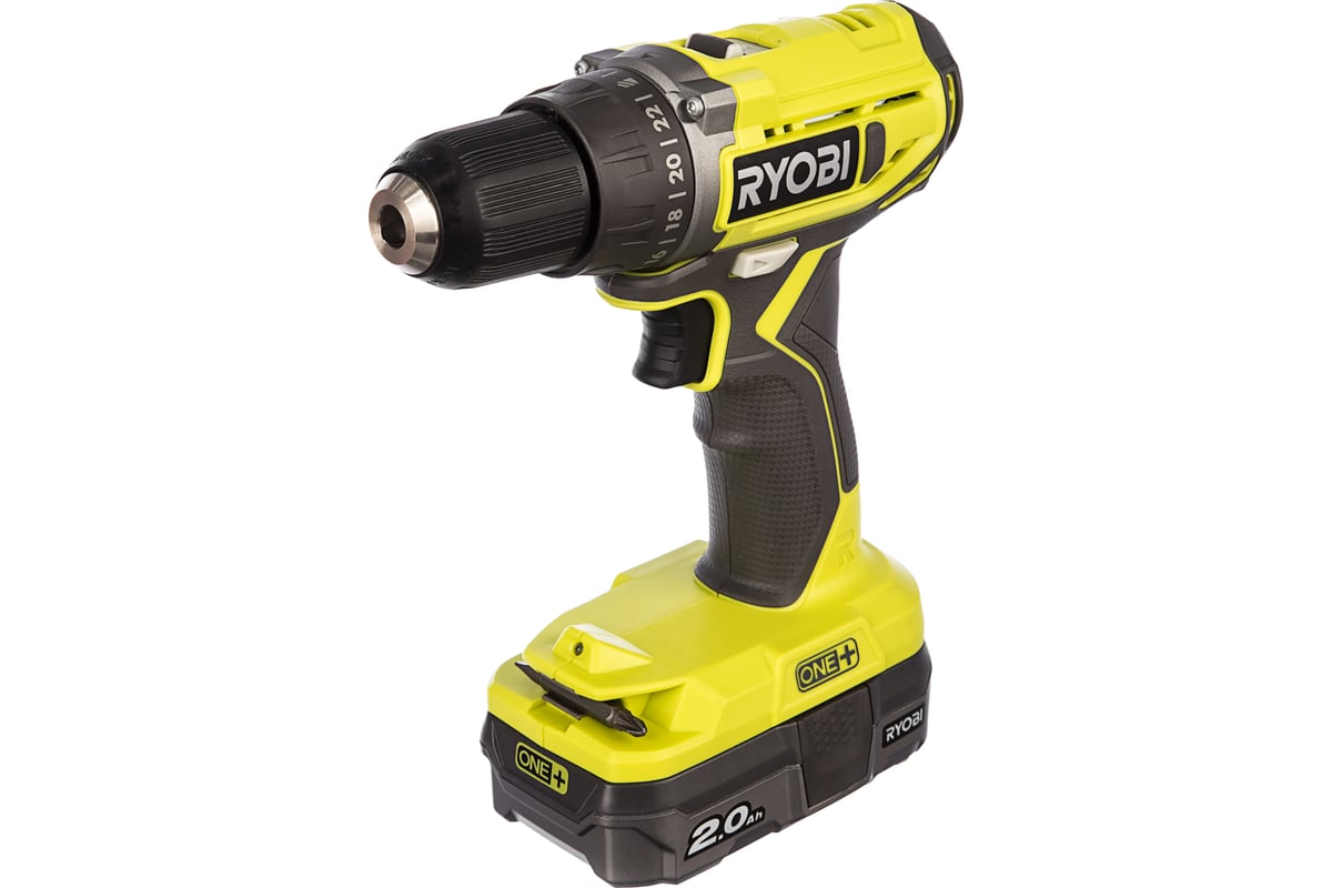 Аккумуляторная дрель-шуруповерт ONE+,18В RYOBI R18DD2-120G