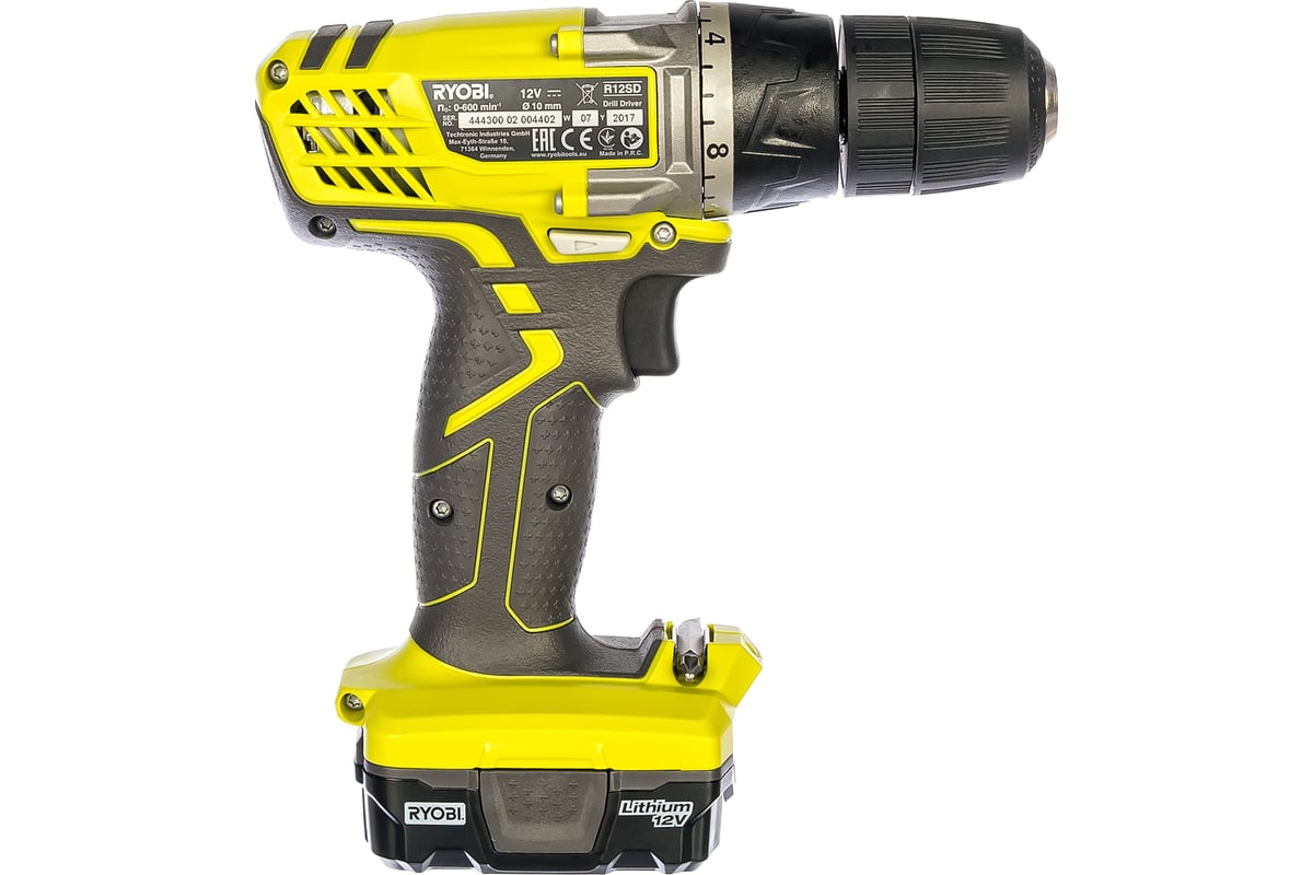 Аккумуляторная дрель-шуруповерт 12В RYOBI R12SD-LL13S