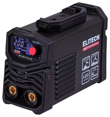 Аппарат сварочный, 200 А, инверторный ELITECH HD WM 200C PULSE