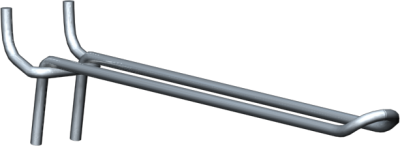 Комплект оцинкованных крючков, двойных, 200 мм,  25 шт FERRUM 07.116G