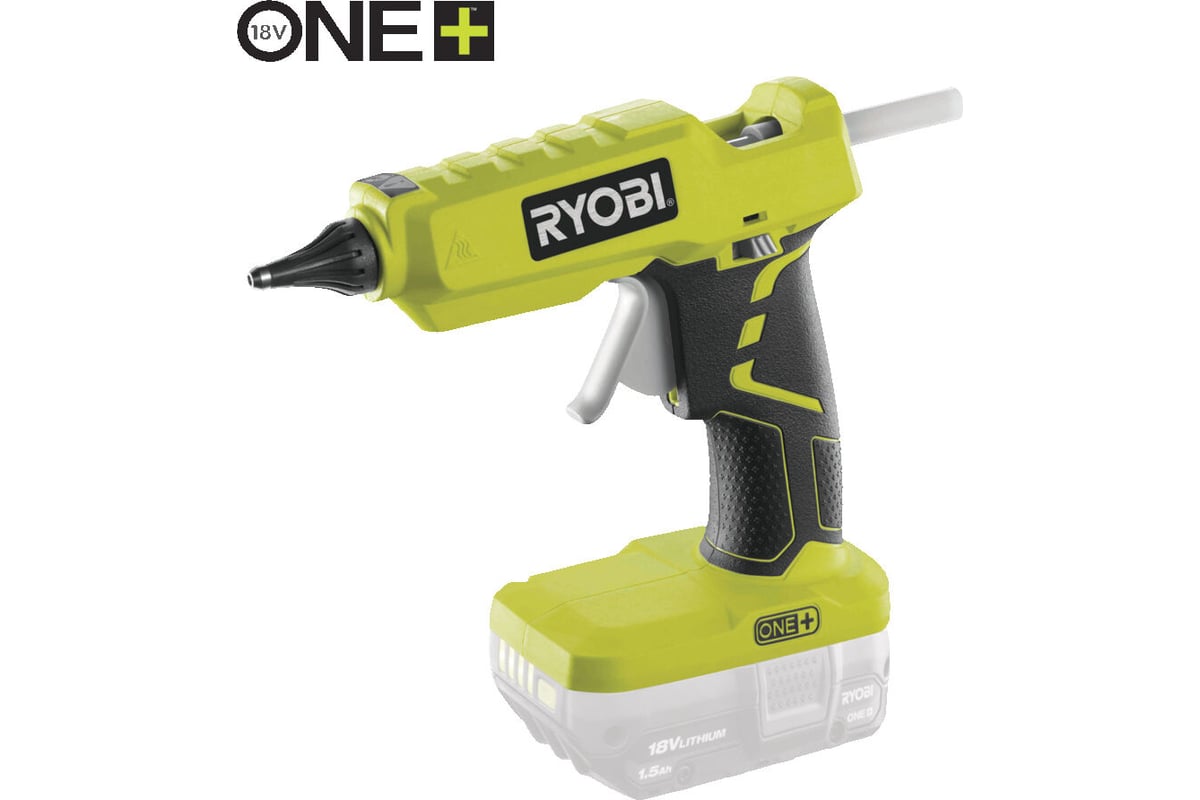 Пистолет клеевой аккумуляторный ONE+,18В RYOBI R18GLU-0