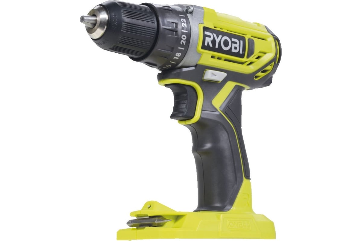 Аккумуляторная дрель-шуруповерт ONE+,18 В, без аккумулятора и ЗУ RYOBI R18DD2-0