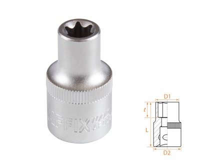 Головка торцевая TORX Е-стандарт 1/2", E11 AFFIX AF00043011