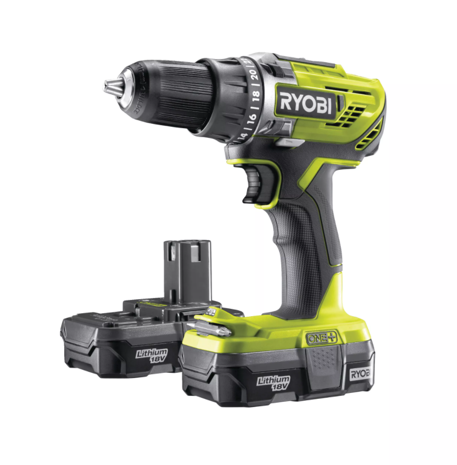 Аккумуляторная дрель-шуруповерт ONE+,18В RYOBI R18DD3-213S