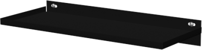 Полка навесная, черная  FERRUM 02.А1-9005