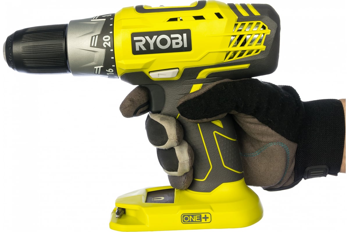 Аккумуляторная дрель-шуруповерт ONE+,18 В, без аккумулятора и ЗУ RYOBI R18DDP2-0