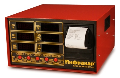 Газоанализатор 2-х компонентный, с принтером ИНФРАКАР 10.02