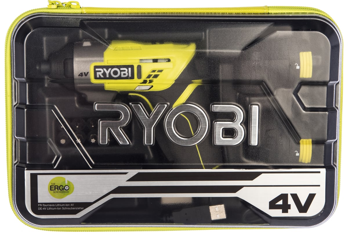 Аккумуляторная отвертка 4 В RYOBI ERGO-A2