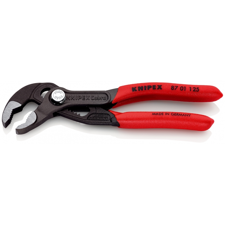 Захват переставной 125 мм, Cobra®, быстрозажимной механизм KNIPEX KN-8701125