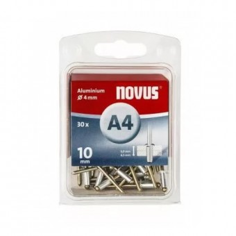 Заклепки потайные А4х10мм (30 шт.) NOVUS 045-0025